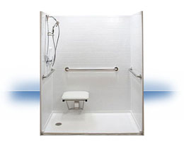Walk in shower in Marshall Ford by Independent Home Products, LLC